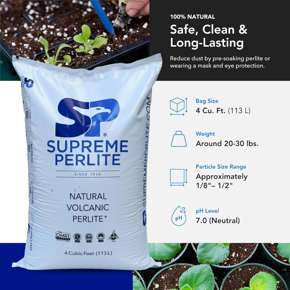 ซูพรีม เพอร์ไลต์ คอร์ส โฮร์ติค - Horticulture Soil Perlite บทวิจารณ์และราคา